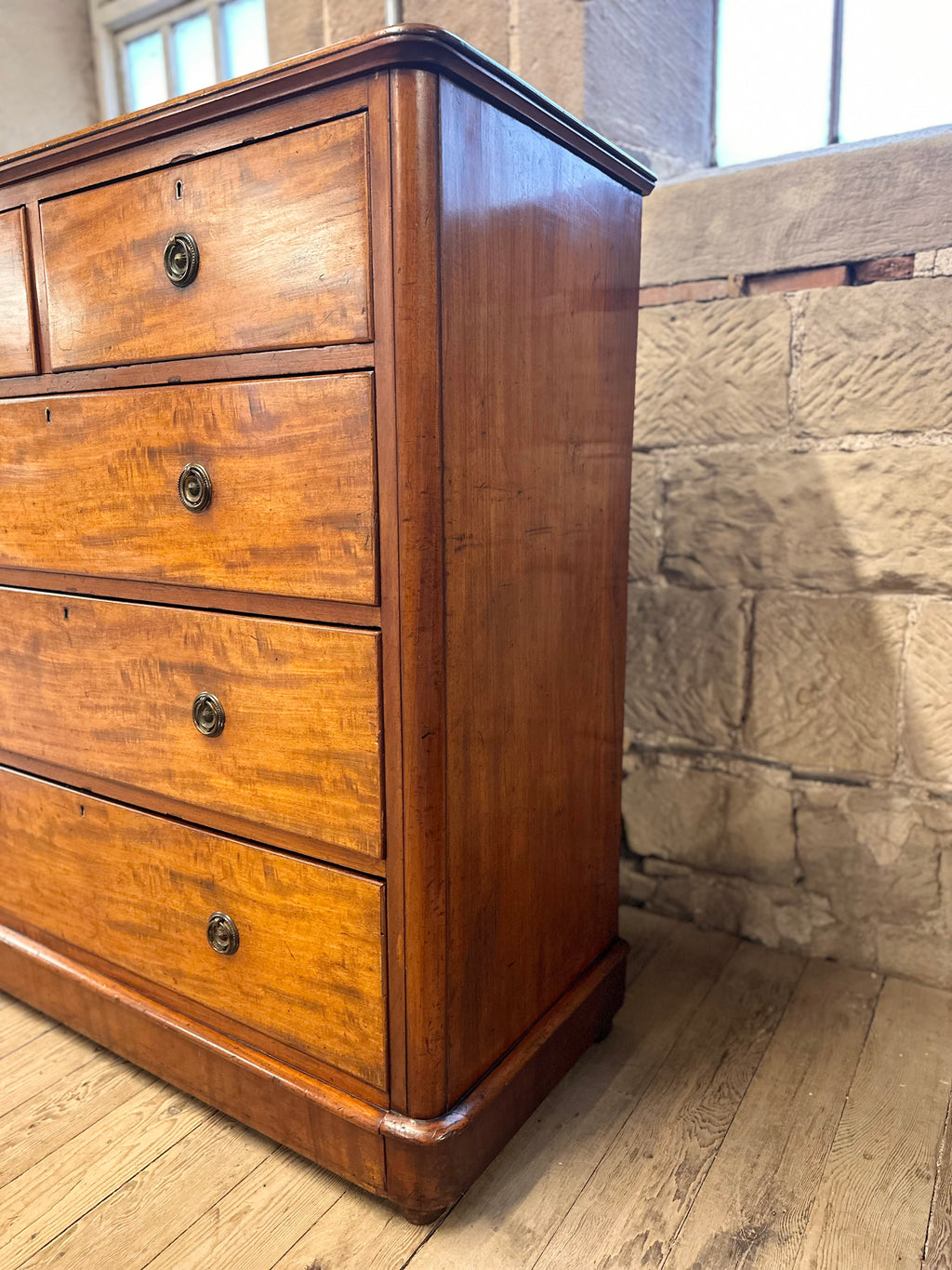 Large Antique Mahogany Chest of Drawers, Victorian  Bedroom, Storage, Clothing