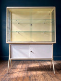 Rare Mid Century Medical Cabinet, Display Cabinet, Industrial, Milan, Statement
