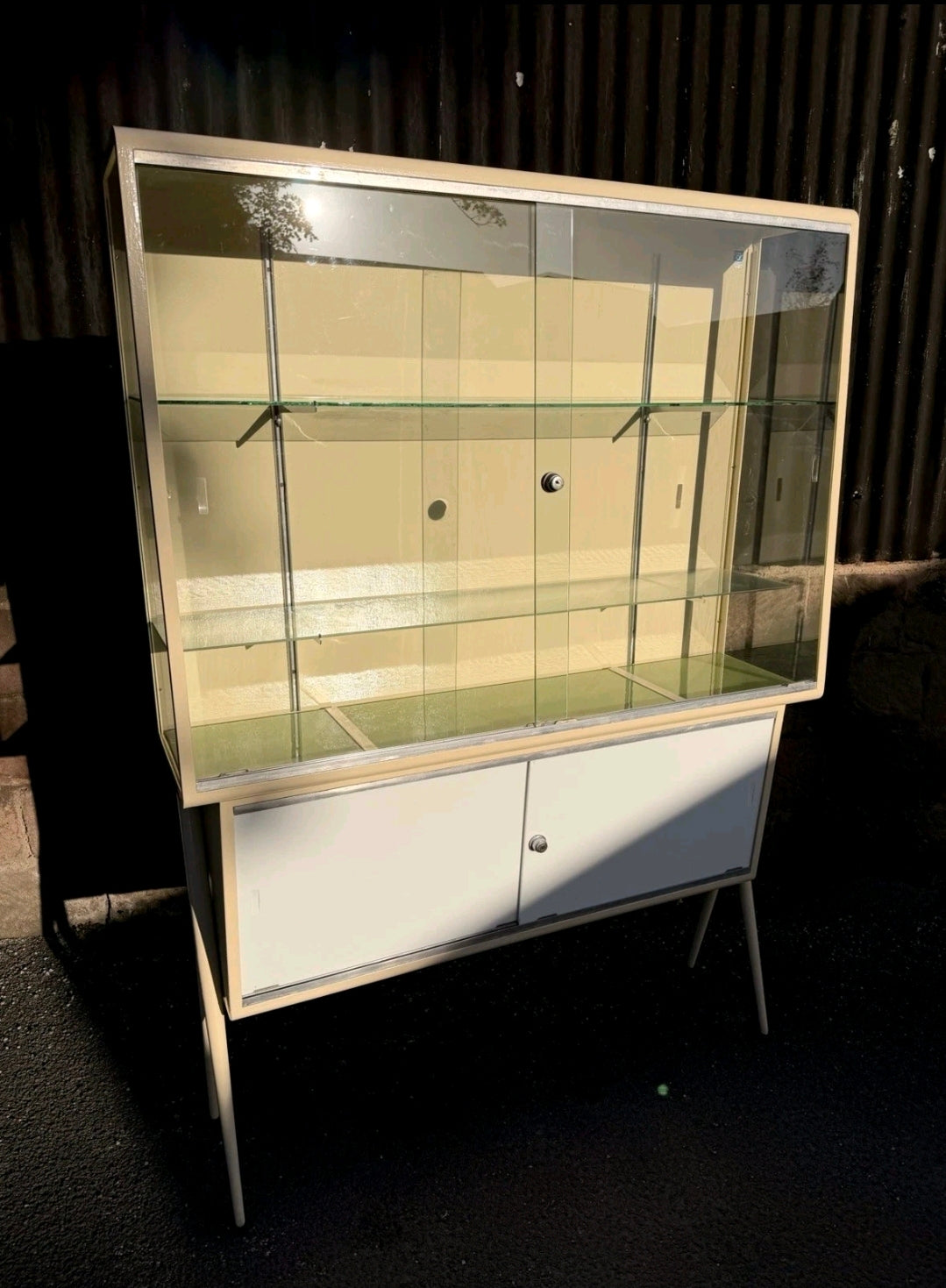 Rare Mid Century Medical Cabinet, Display Cabinet, Industrial, Milan, Statement