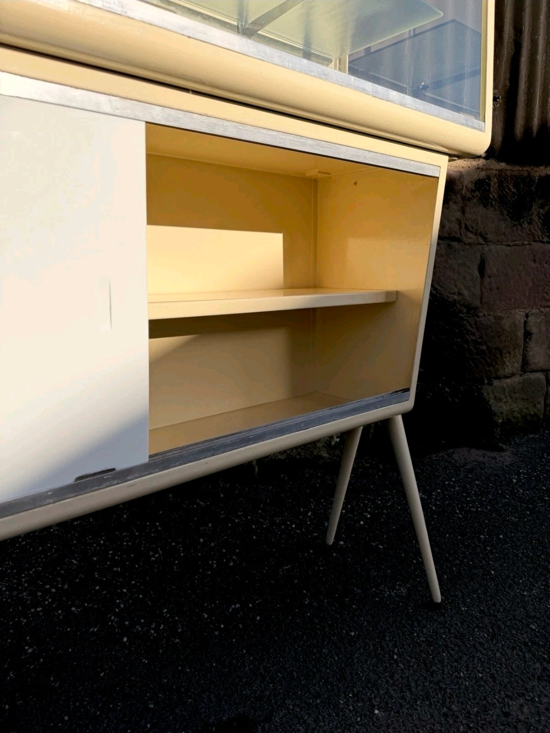 Rare Mid Century Medical Cabinet, Display Cabinet, Industrial, Milan, Statement
