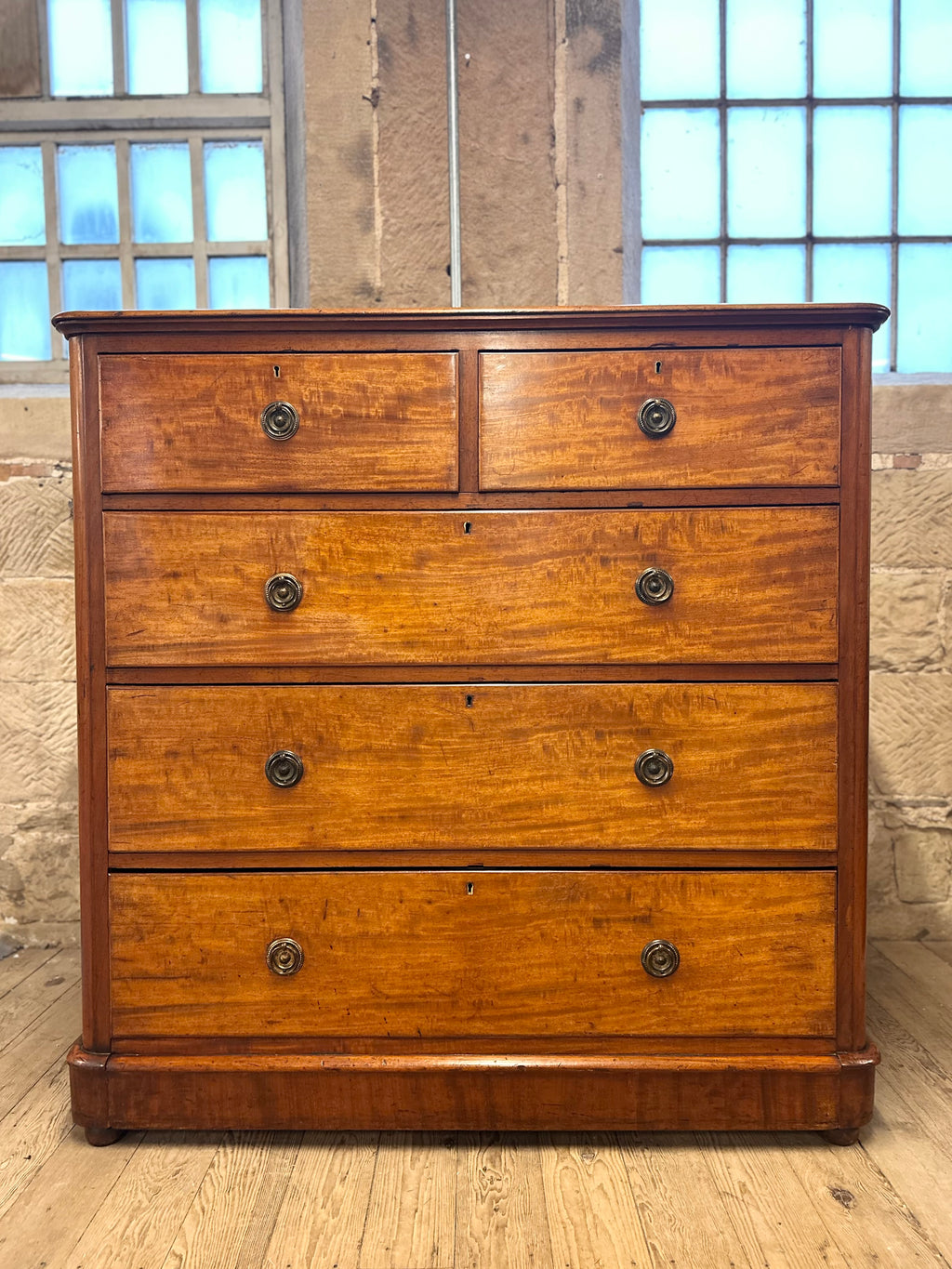 Large Antique Mahogany Chest of Drawers, Victorian  Bedroom, Storage, Clothing