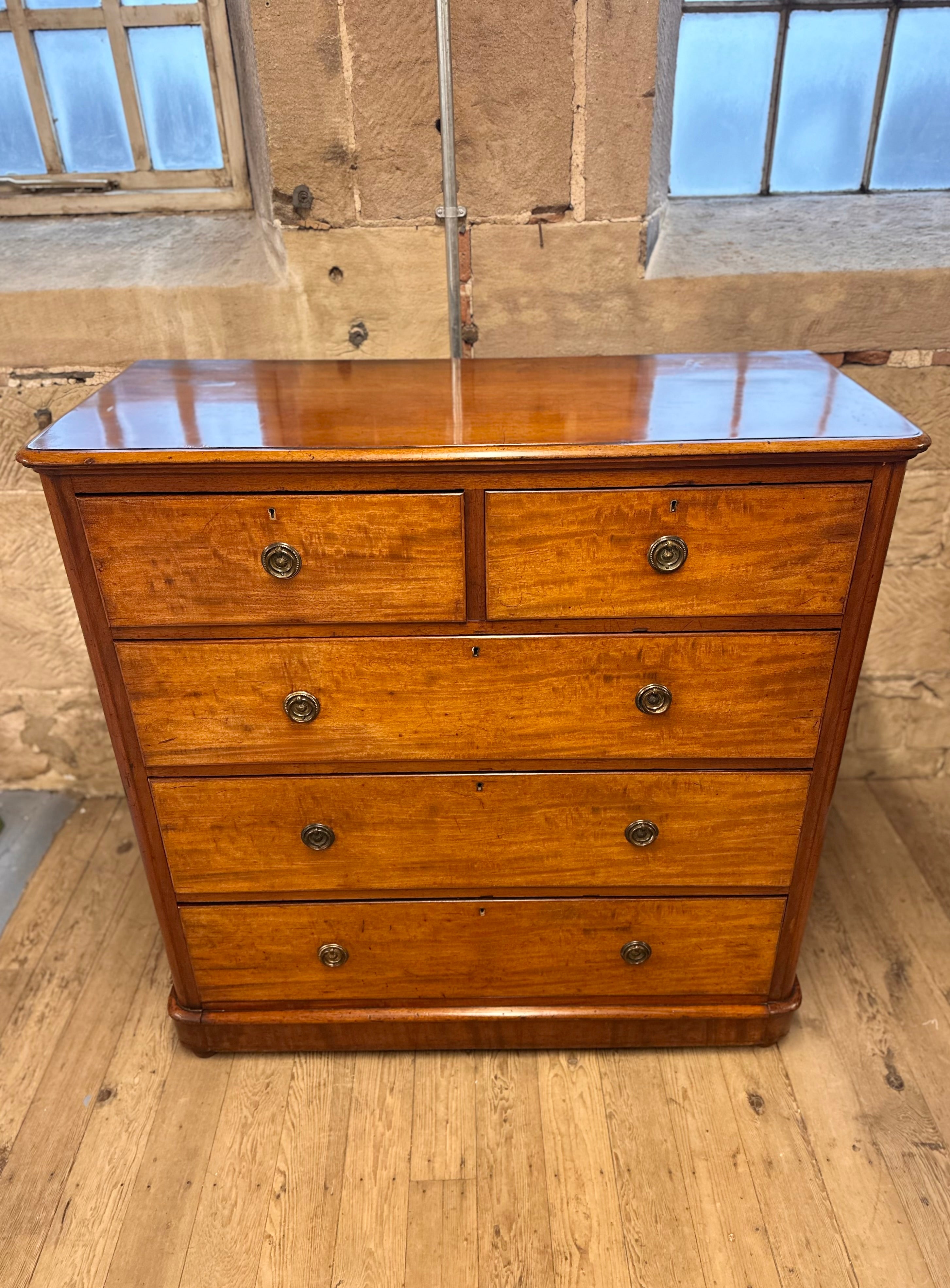 Large Antique Mahogany Chest of Drawers, Victorian  Bedroom, Storage, Clothing