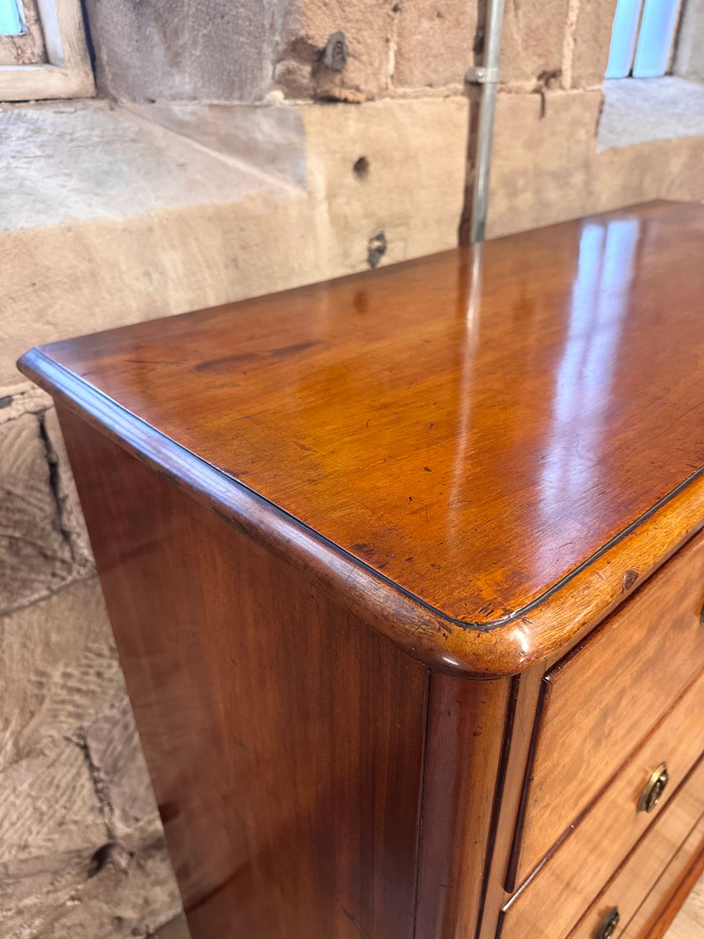 Large Antique Mahogany Chest of Drawers, Victorian  Bedroom, Storage, Clothing
