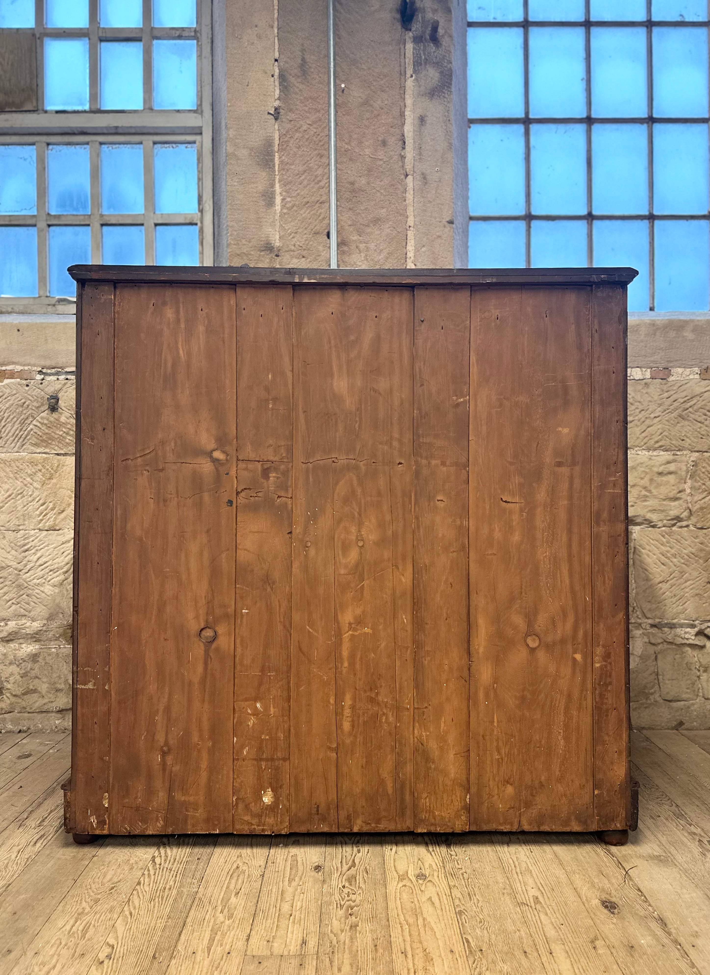 Large Antique Mahogany Chest of Drawers, Victorian  Bedroom, Storage, Clothing