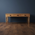 Antique Victorian Pine Farmhouse Table, Dining/ Prep, Country House, 3 Drawer