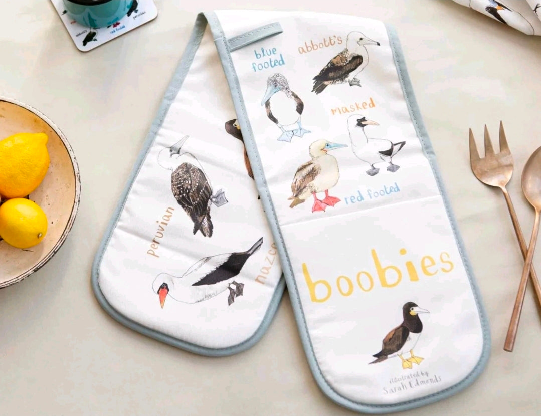 Novelty Double Oven glove, Kitchen, Homeware, Gift, Fun, Cooking. Premium Cotton