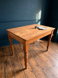 Victorian Rustic Pine Table, 2-4 Seater. Kitchen, Dining, Farmhouse, Cottage