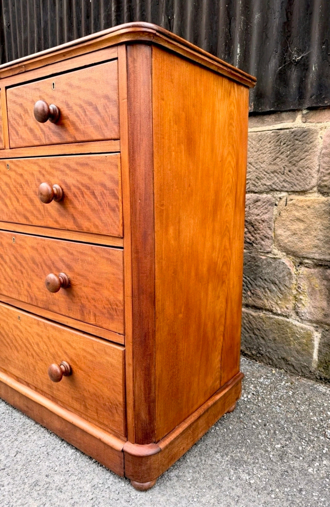 Antique Mahogany Chest Of Drawers C1870, Victorian, Storage, Bedroom, Original