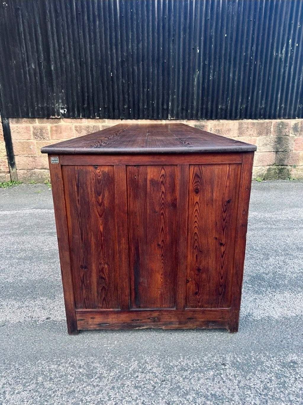 1920s Fiat Factory Bank Of Workshop Drawers. Kitchen Island, Garage,Shop Counter