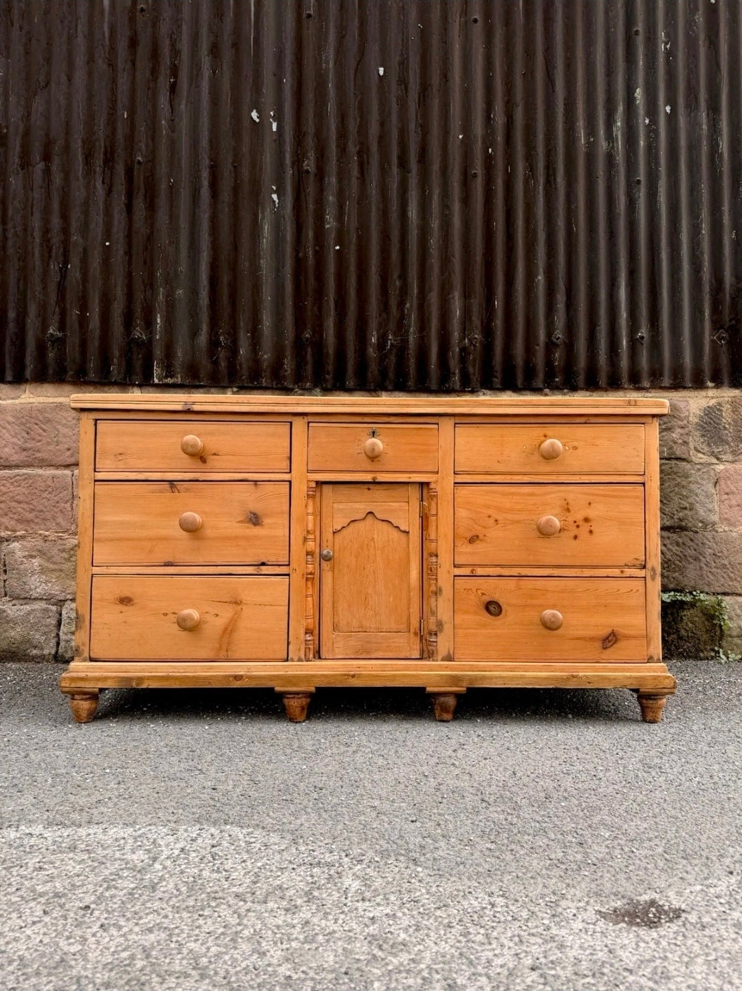 Antique Victorian Pine Lancashire Dresser/sideboard, Kitchen, Console, Farmhouse