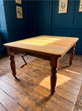 Victorian Antique Pine Crank, Extending Dining Table. 4-6 Seater, Restored