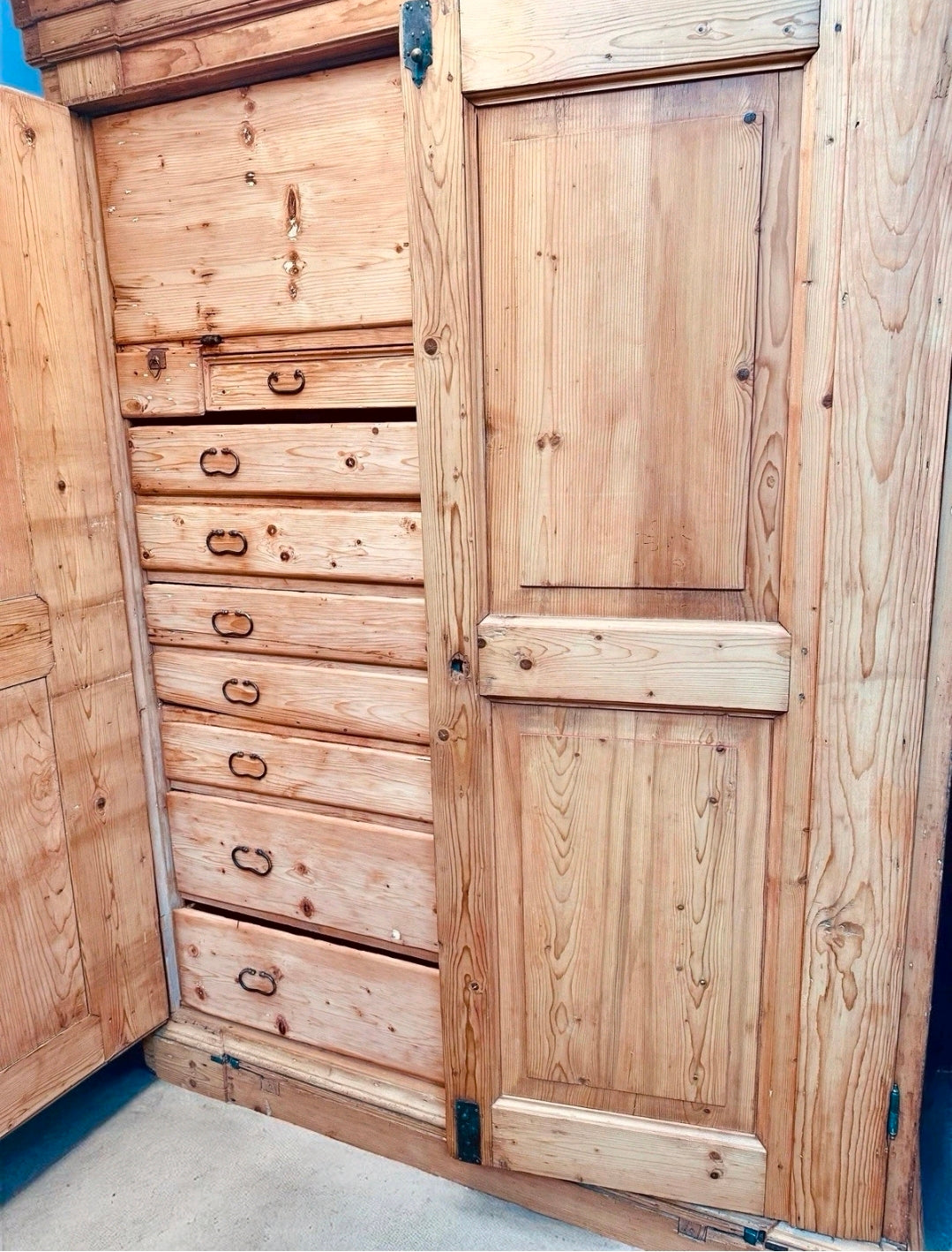 Huge 18th Century Italian Housekeepers Cupboard, Larder, Pantry, One Of A Kind