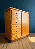 Mid Century Merchants Chest Of Drawers, Cupboard, Haberdashery,Bedroom,Clothes