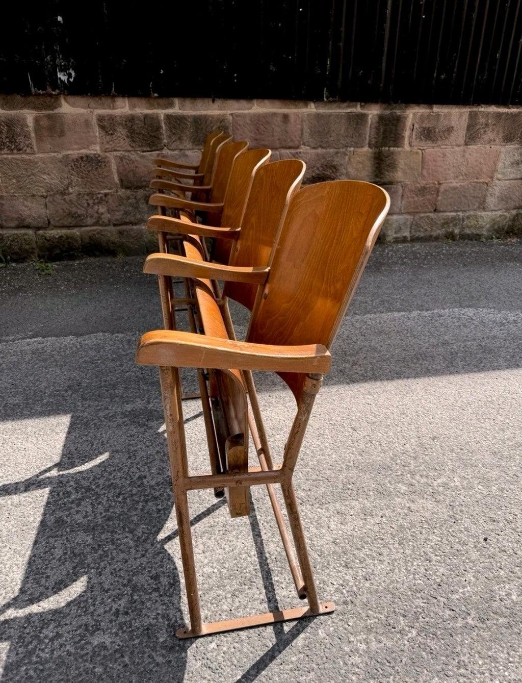 Original 1950s Italian Cinema/Theatre seats. Hallway, Retail Space, Waiting Room