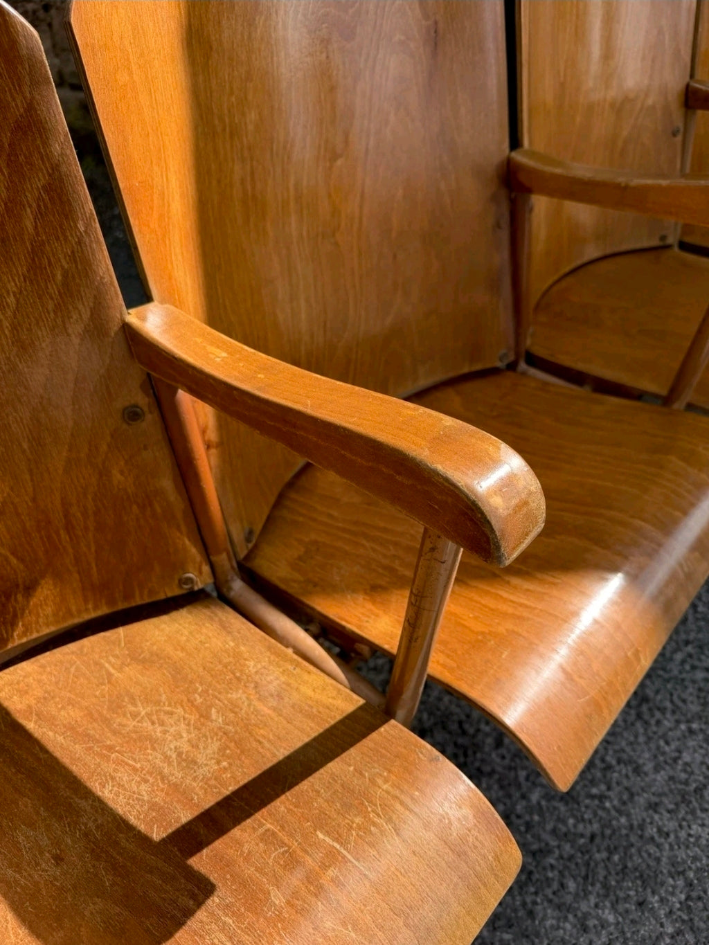 Original 1950s Italian Cinema/Theatre seats. Hallway, Retail Space, Waiting Room