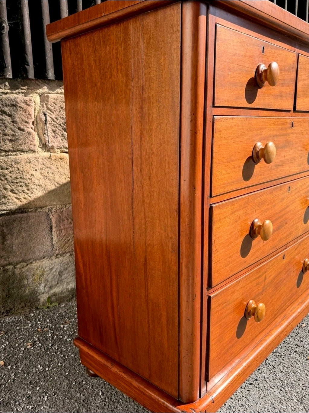 Antique Mahogany Chest Of Drawers C1880, Victorian, Storage, Country, Cottage