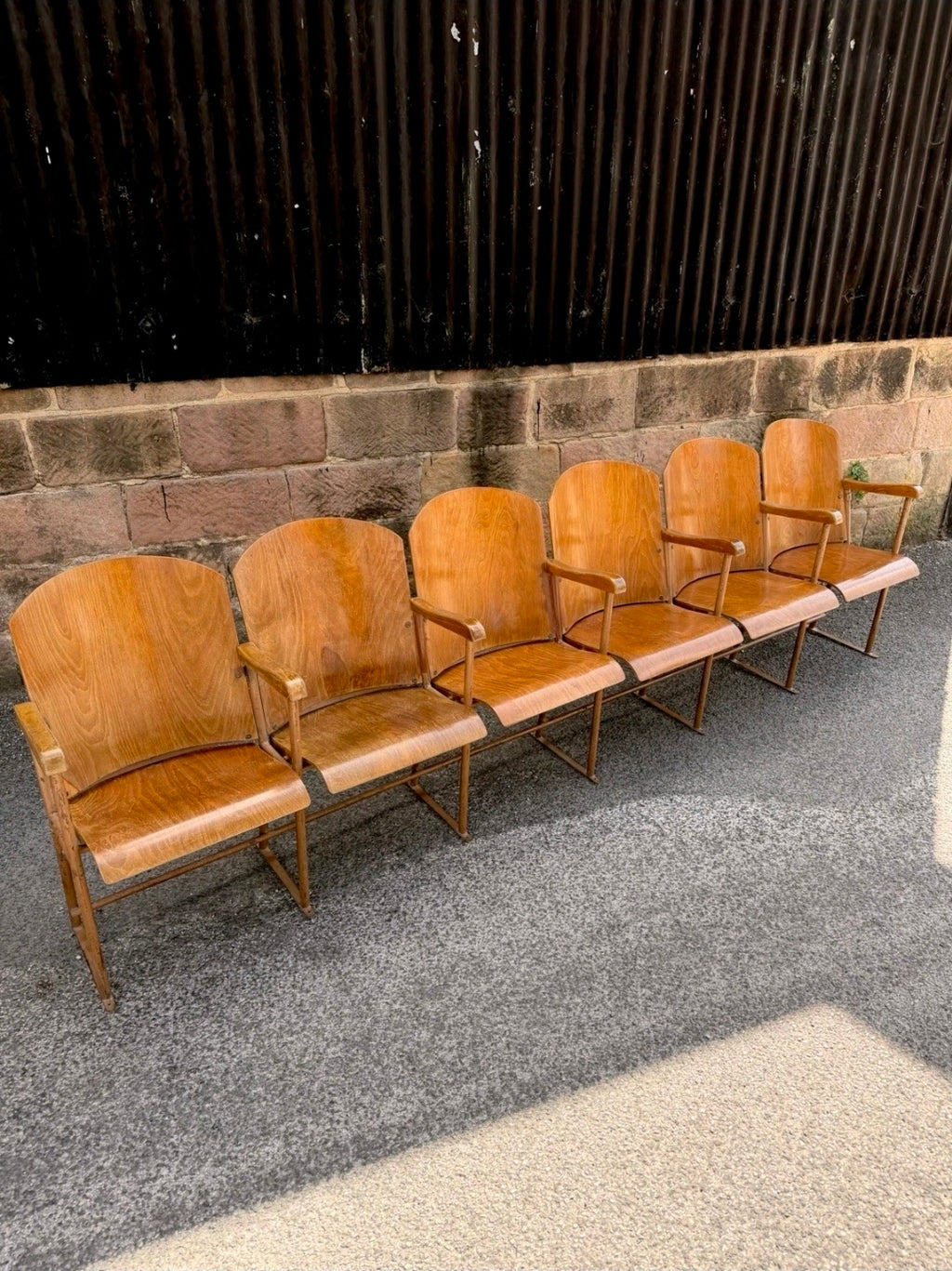 Original 1950s Italian Cinema/Theatre seats. Hallway, Retail Space, Waiting Room
