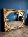 Large Ornate Gilt Framed Late 19th Century Italian Mirror