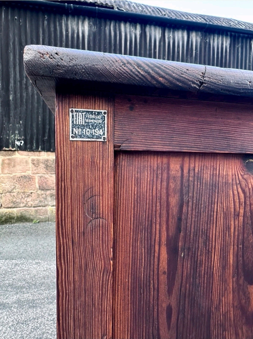 1920s Fiat Factory Bank Of Workshop Drawers. Kitchen Island, Garage,Shop Counter