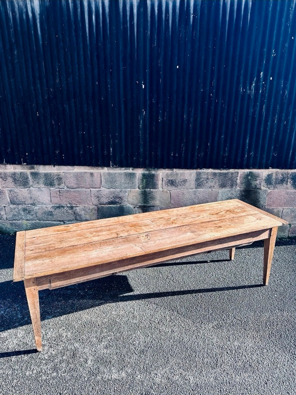 Antique 19th Century Chestnut Dough Table, Dining Table, Farmhouse Table