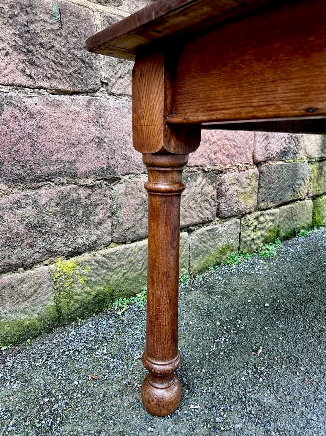 Large Oak Refectory Farmhouse Table. 19th Century, Rustic. 10 Seater. 8ft