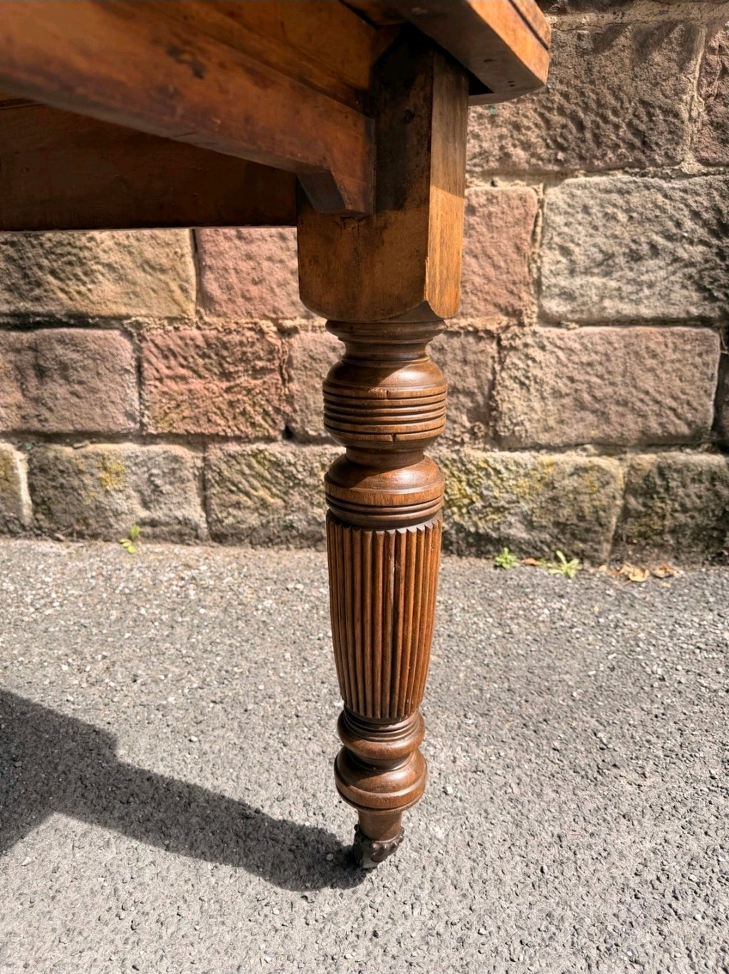 Victorian Antique Pine Crank, Extending Dining Table. 4-6 Seater, Restored