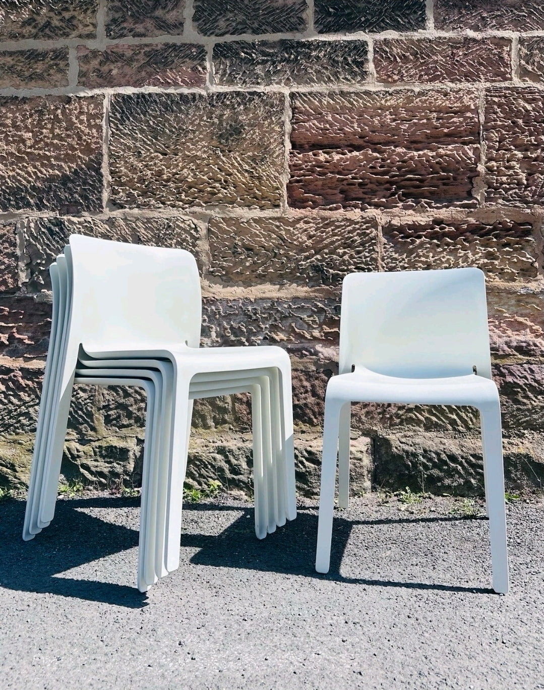 Italian Designer Outdoor Chairs. First Chair For Magis. Garden, Patio, Kitchen.