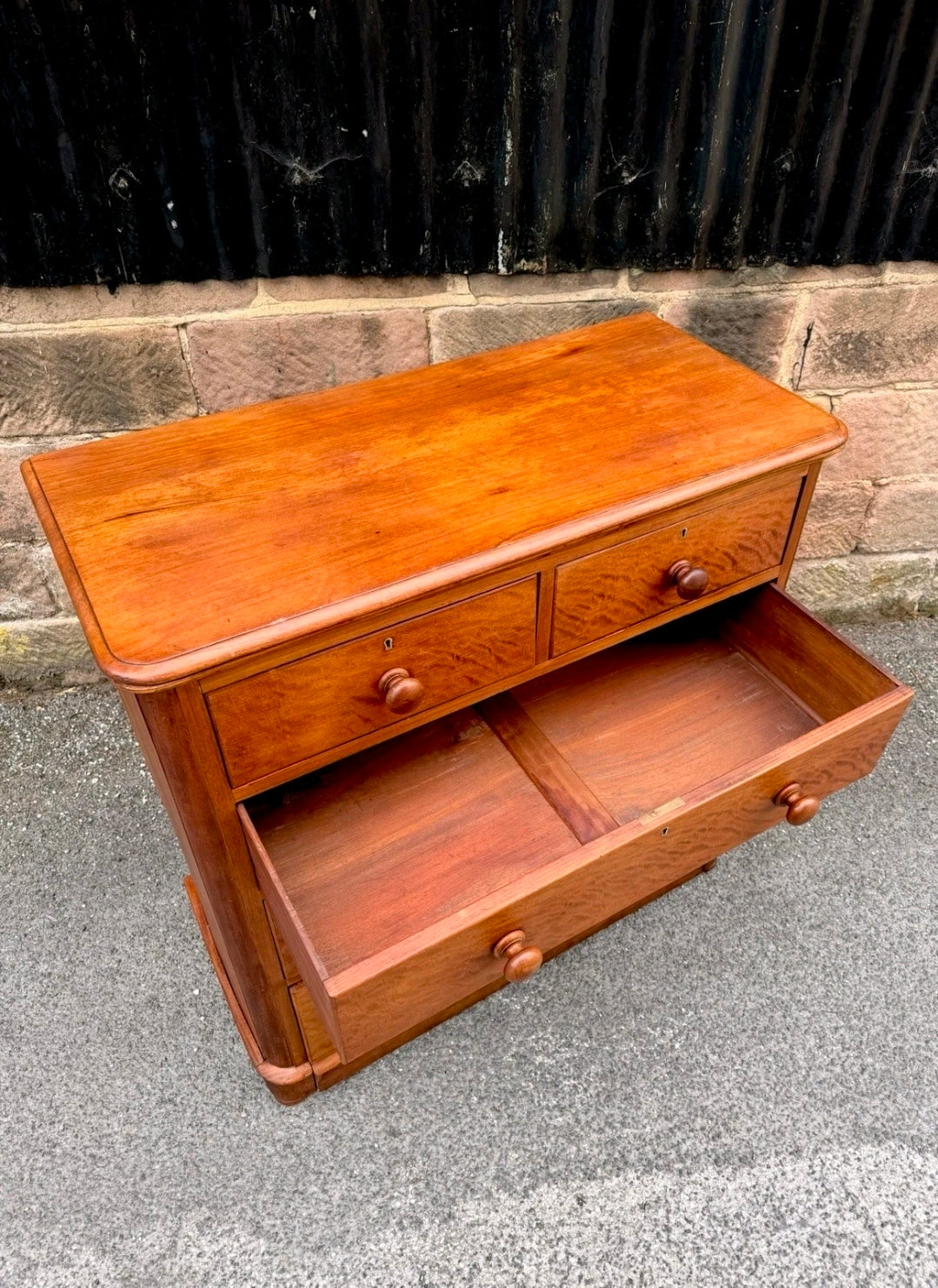 Antique Mahogany Chest Of Drawers C1870, Victorian, Storage, Bedroom, Original