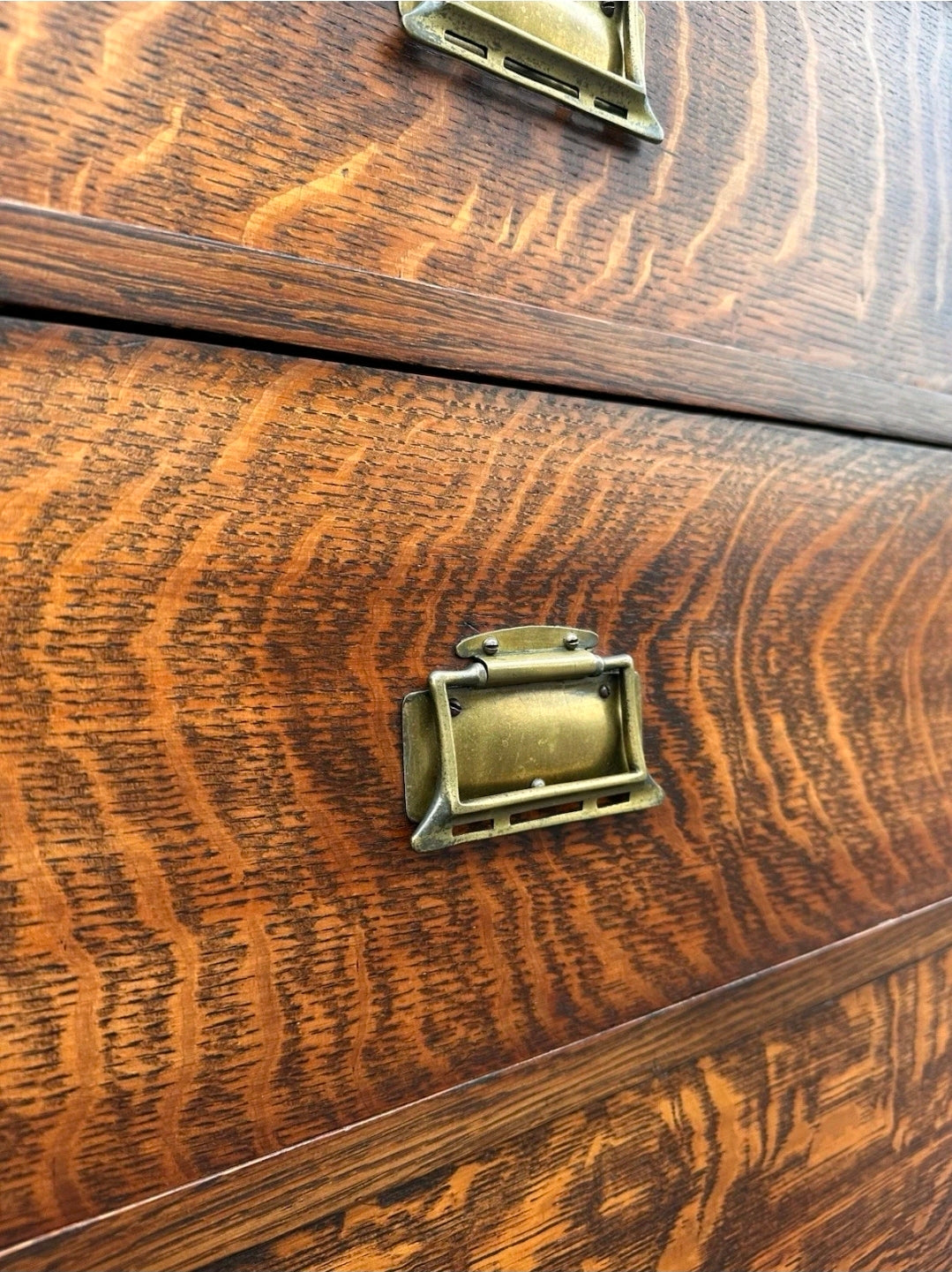 Large Antique Oak Chest Of Drawers, Edwardian C1910, 5 Drawers, Jones Moss & Co