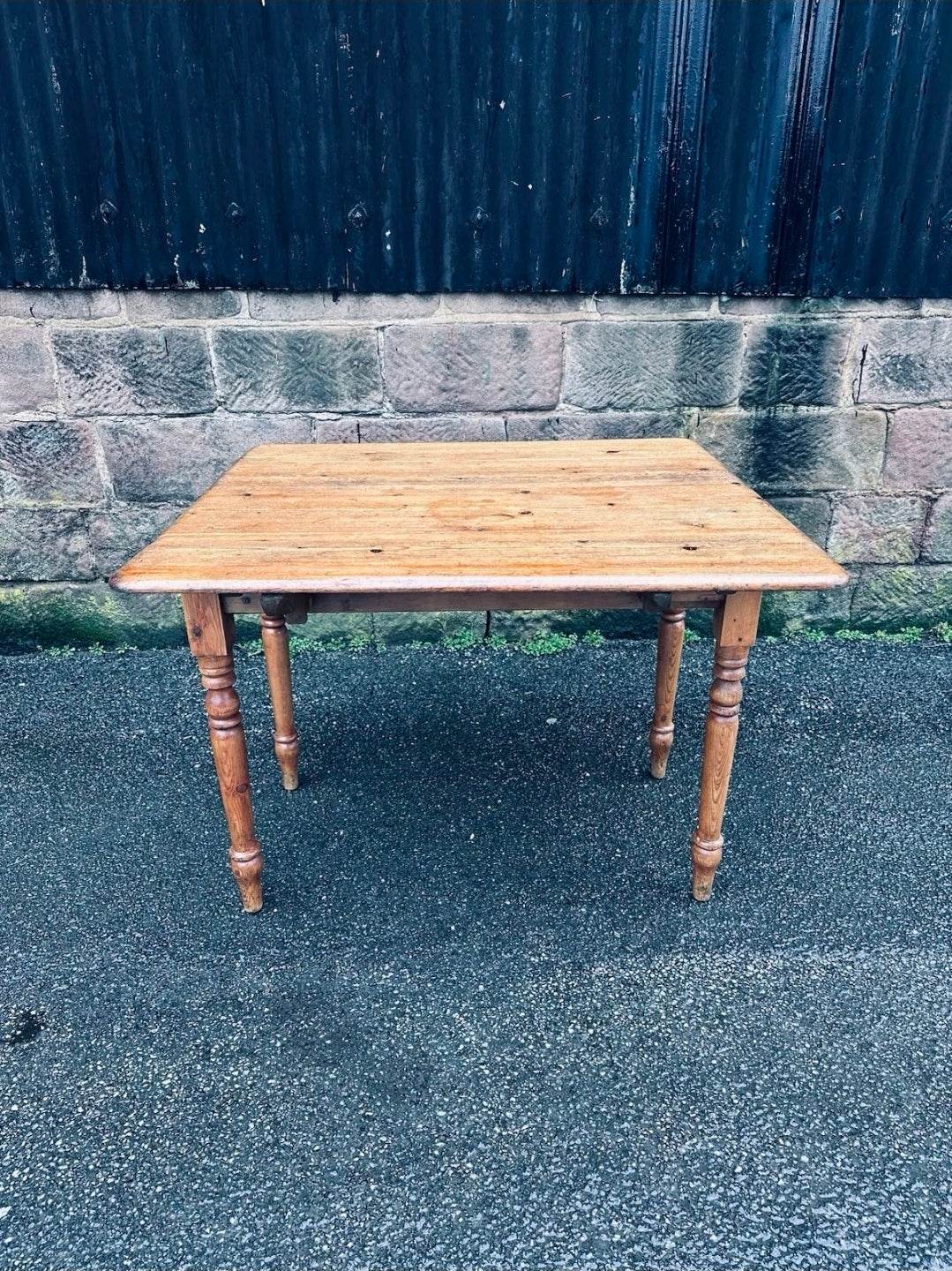 Victorian Pembroke Drop Leaf Pine Farmhouse Table, Country Cottage, Kitchen