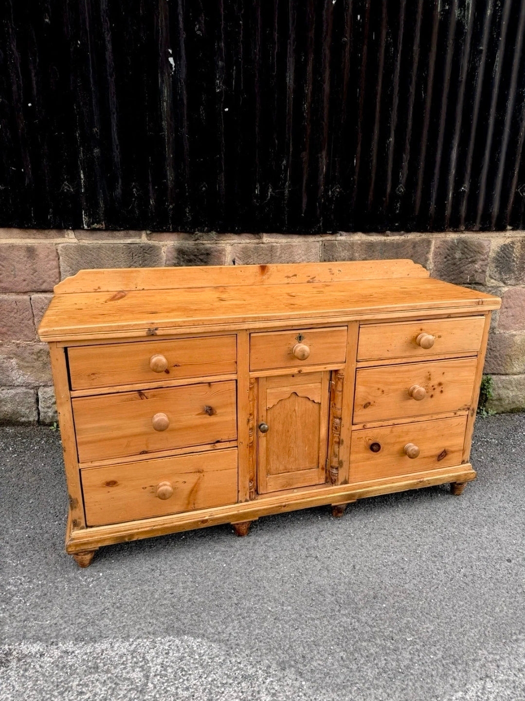 Antique Victorian Pine Lancashire Dresser/sideboard, Kitchen, Console, Farmhouse