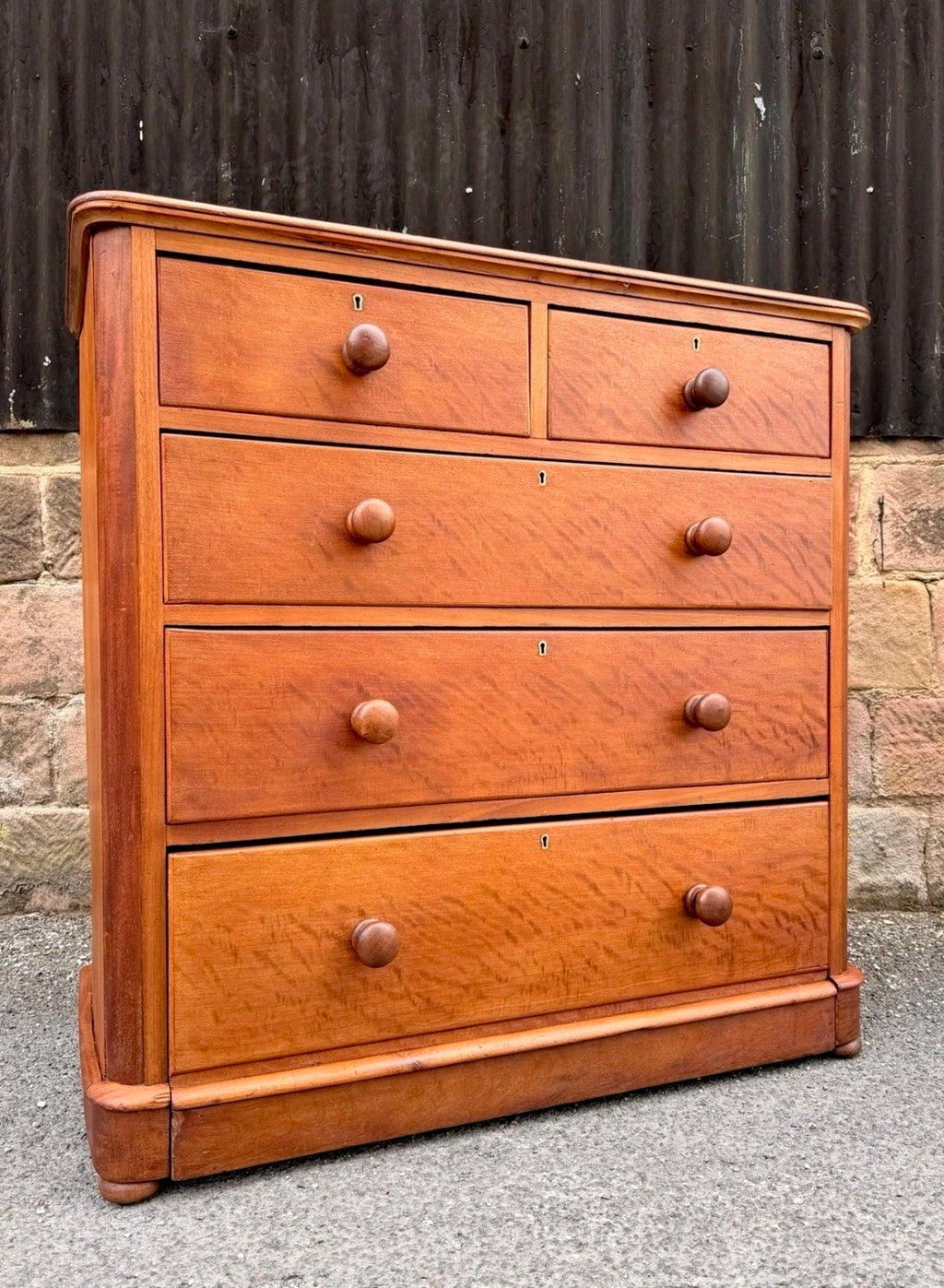 Antique Mahogany Chest Of Drawers C1870, Victorian, Storage, Bedroom, Original