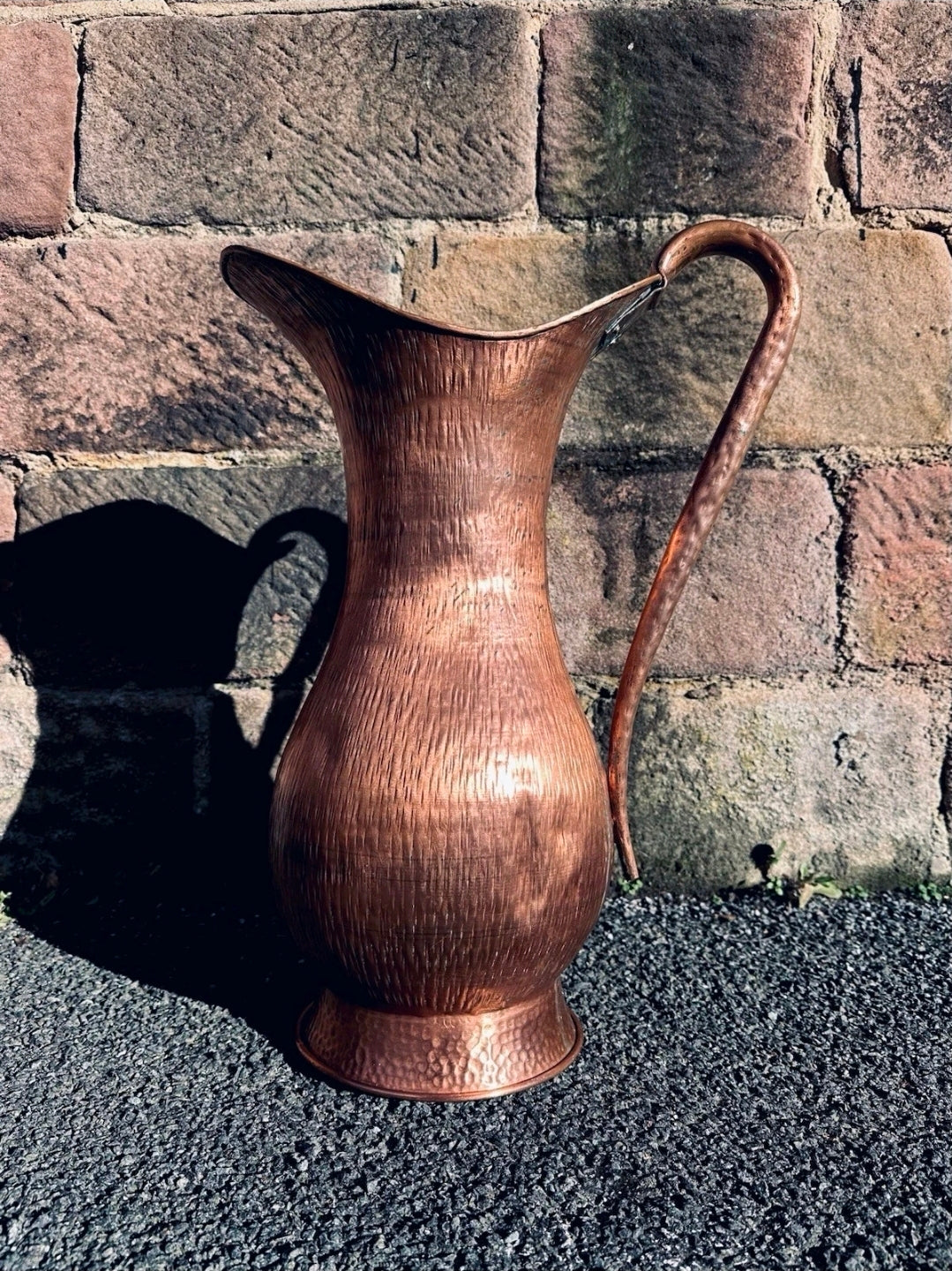 Vintage Italian Copper Pitcher/Jug. C1930. Flowers, Vase, Display