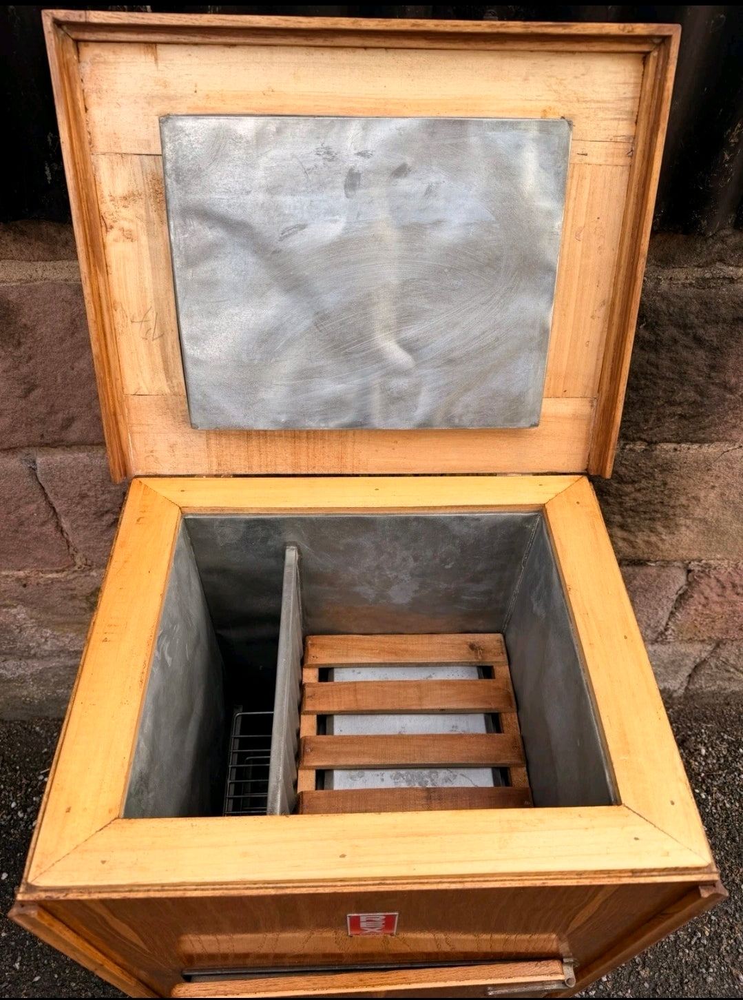 Original Vintage 1950s Ice Box Fridge.REX Italian. Home Bar, Outdoor Bar, Drinks