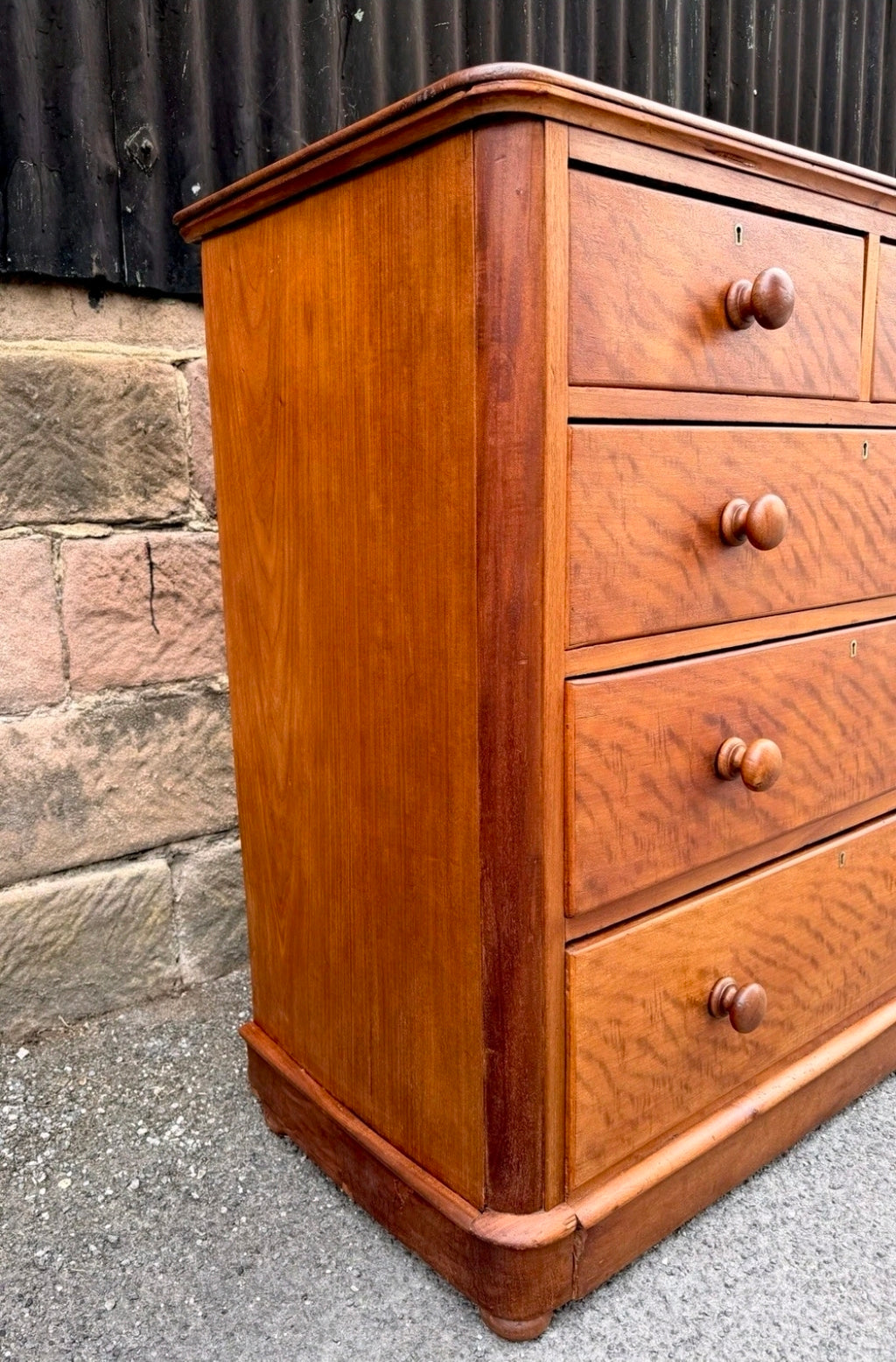 Antique Mahogany Chest Of Drawers C1870, Victorian, Storage, Bedroom, Original