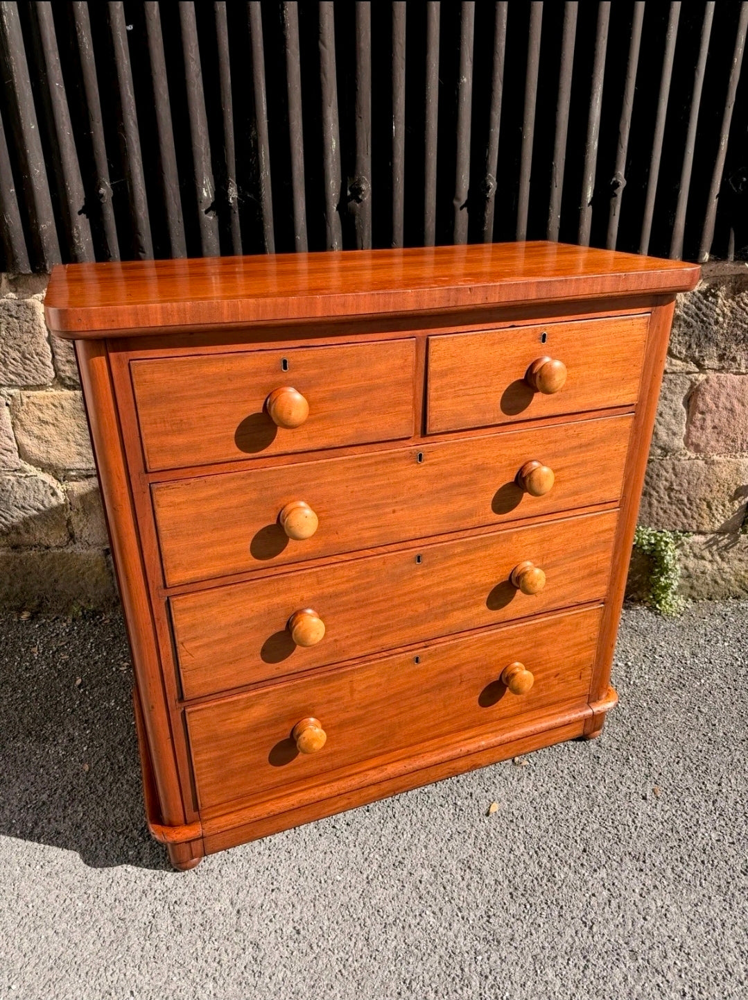 Antique Mahogany Chest Of Drawers C1880, Victorian, Storage, Country, Cottage