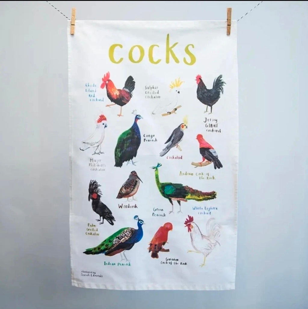 Novelty tea towel, Pun, Cotton, Kitchen, Homeware, Gift, Fun, Dining, Cookware