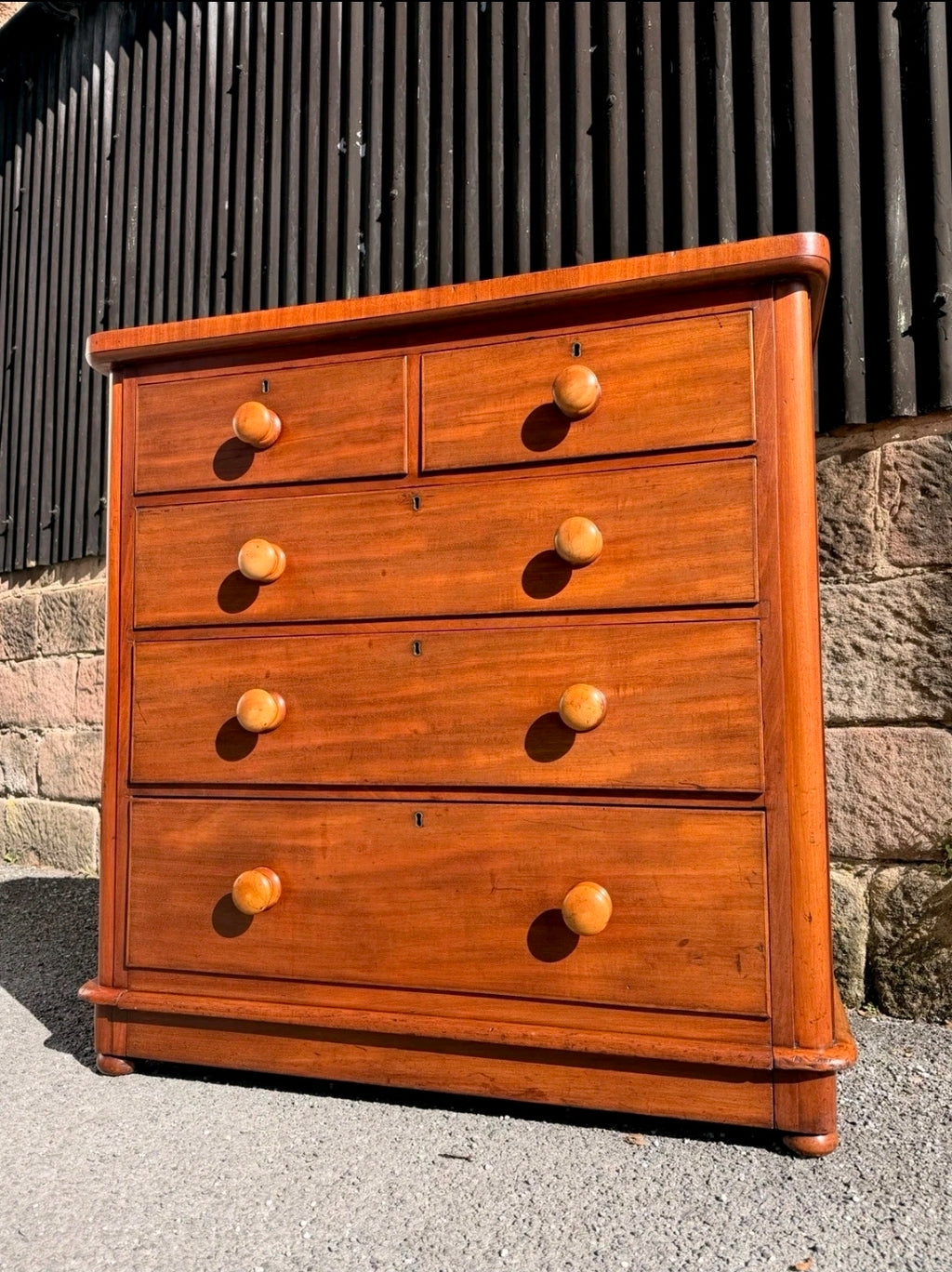 Antique Mahogany Chest Of Drawers C1880, Victorian, Storage, Country, Cottage