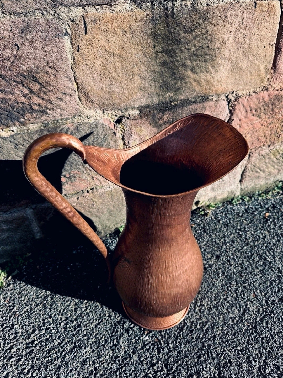 Vintage Italian Copper Pitcher/Jug. C1930. Flowers, Vase, Display