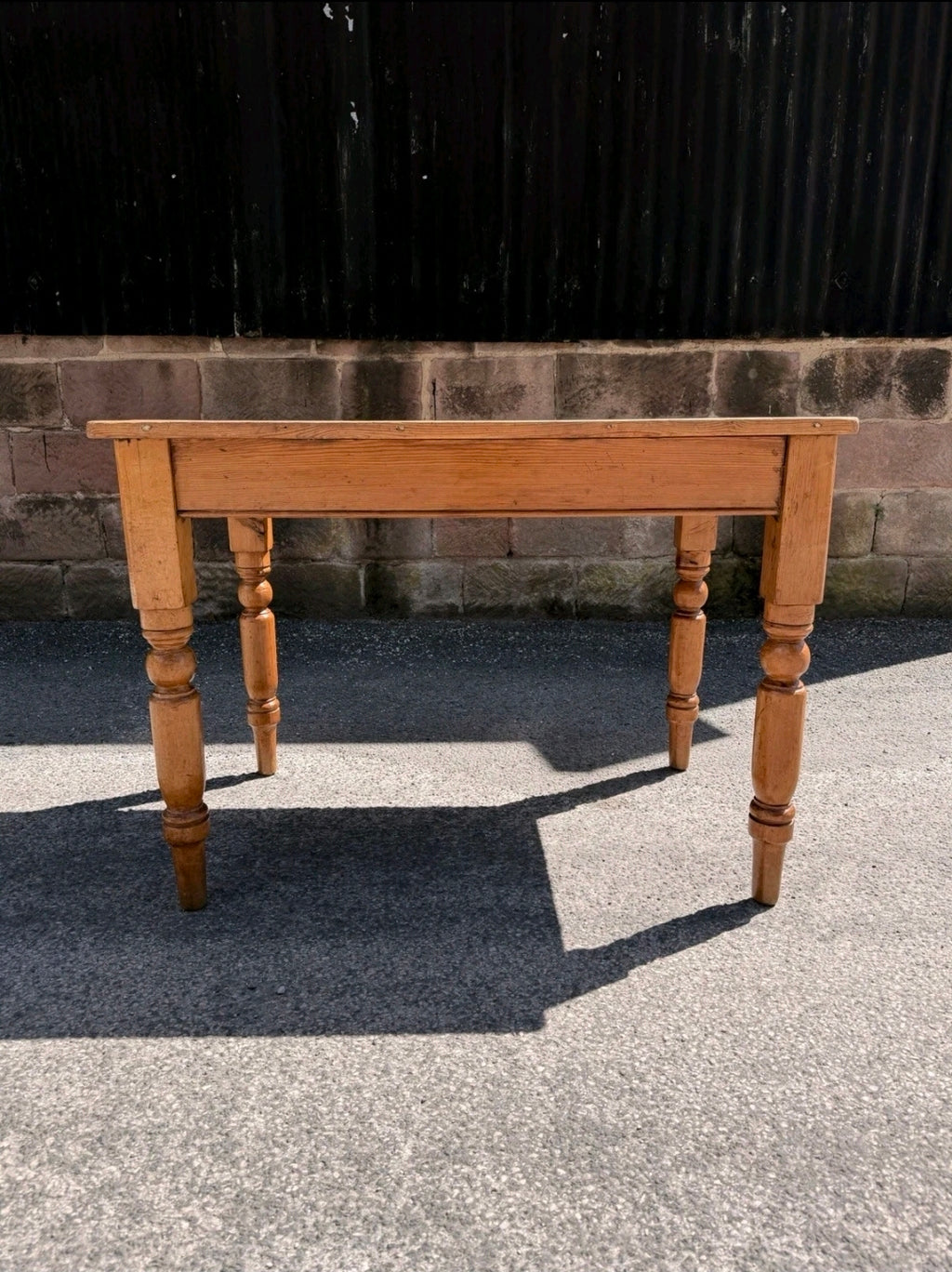 Victorian Rustic Pine Table, 2-4 Seater. Kitchen, Dining, Farmhouse, Cottage
