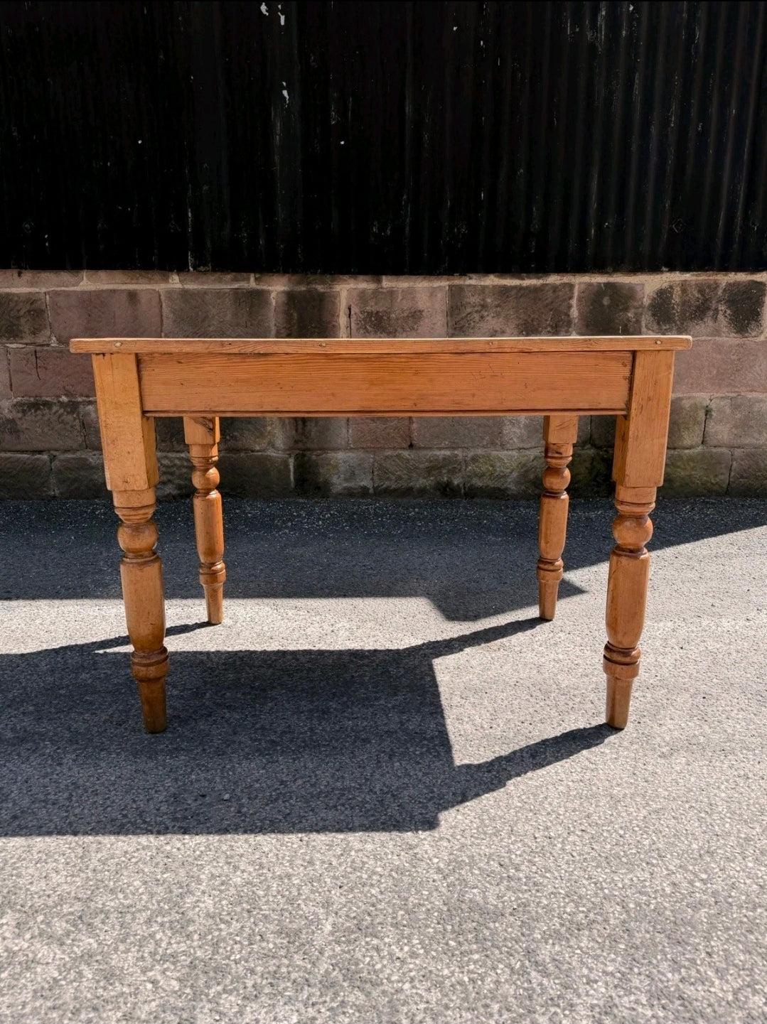 Victorian Rustic Pine Table, 2-4 Seater. Kitchen, Dining, Farmhouse, Cottage