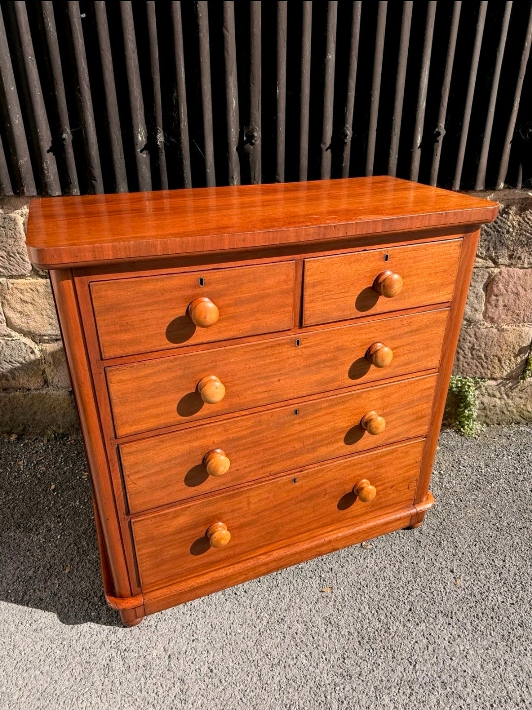 Antique Mahogany Chest Of Drawers C1880, Victorian, Storage, Country, Cottage