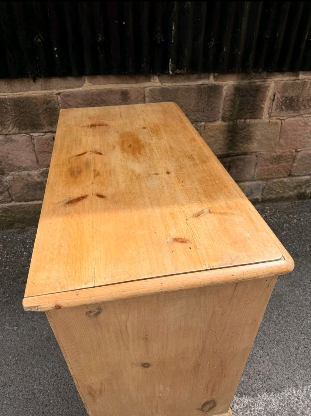 Victorian Stripped Pine Chest Of Drawers 2 Over 3, Country Farmhouse, Antique