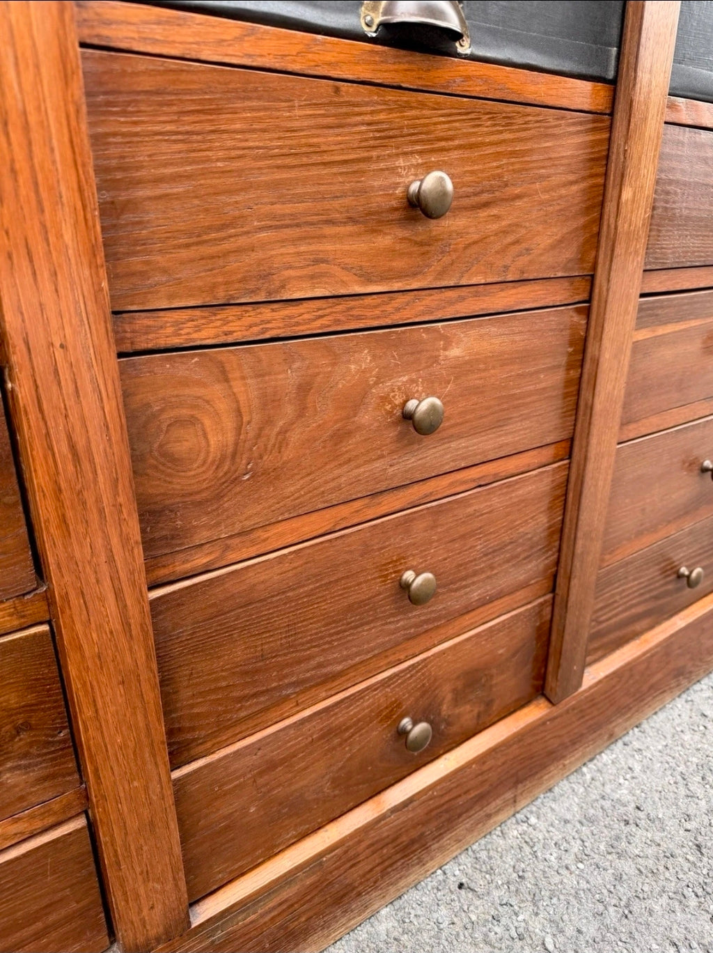 1920s Continental Filing Cabinet/Cartonnier. Oak, 30 Drawers, Haberdashery.