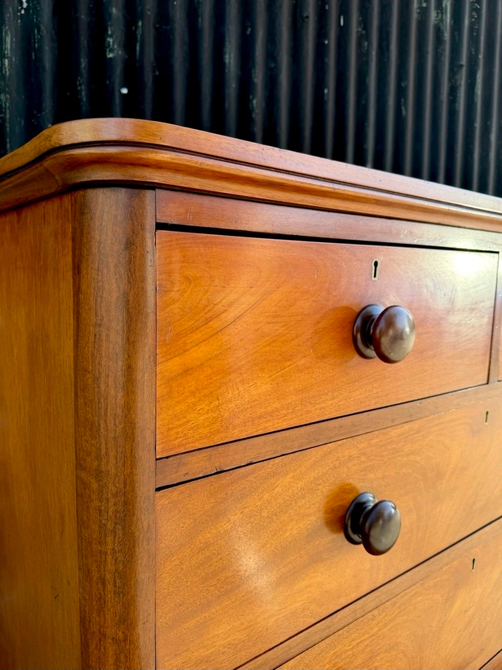 Large Antique Chest Of Drawers C1870, Victorian, Mahogany, Bedroom, Makers Mark