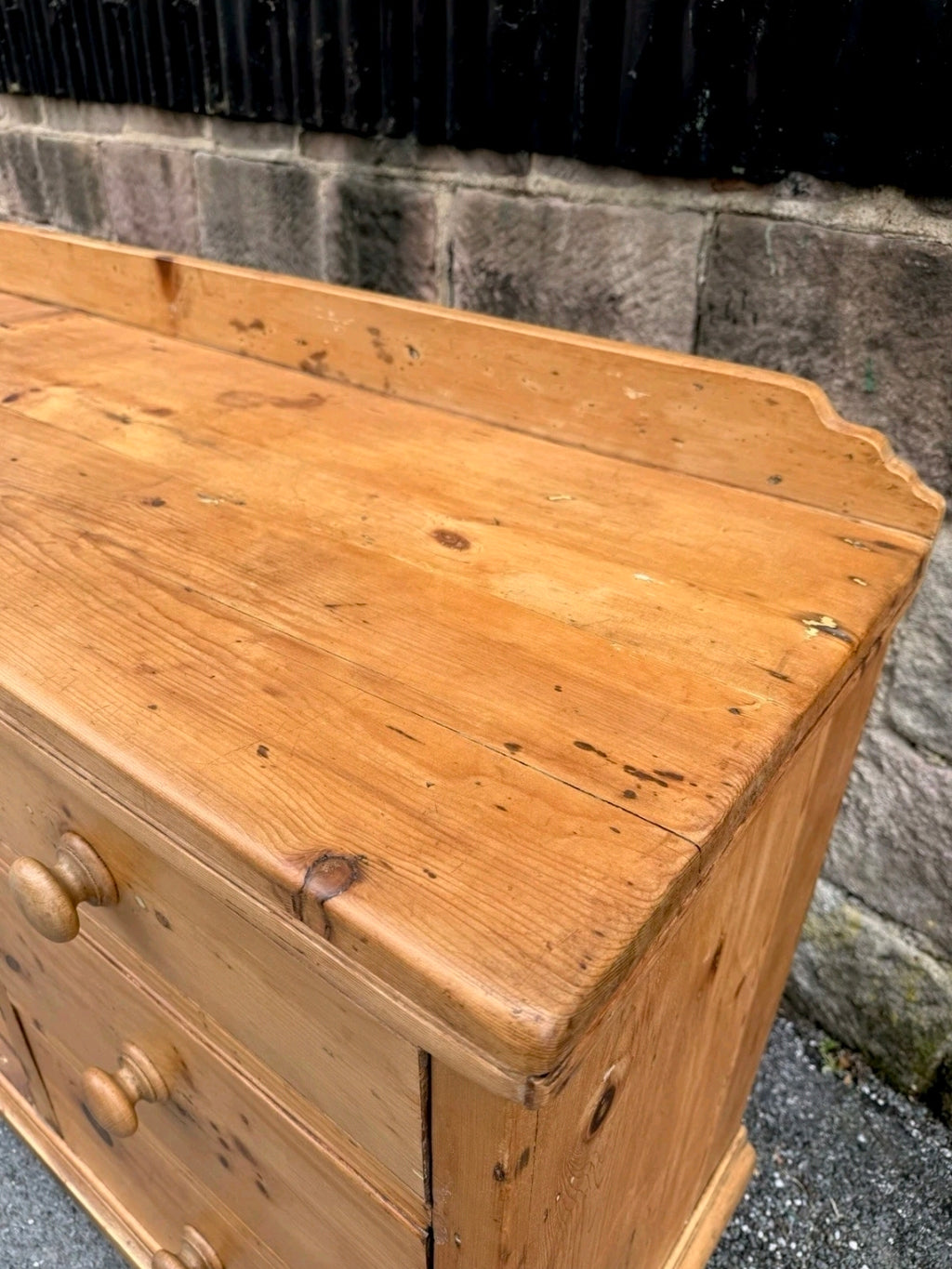 Antique Victorian Pine Lancashire Dresser/sideboard, Kitchen, Console, Farmhouse