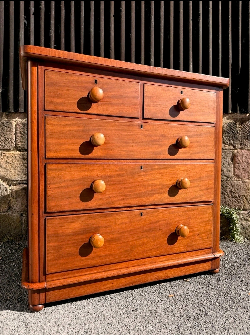 Antique Mahogany Chest Of Drawers C1880, Victorian, Storage, Country, Cottage