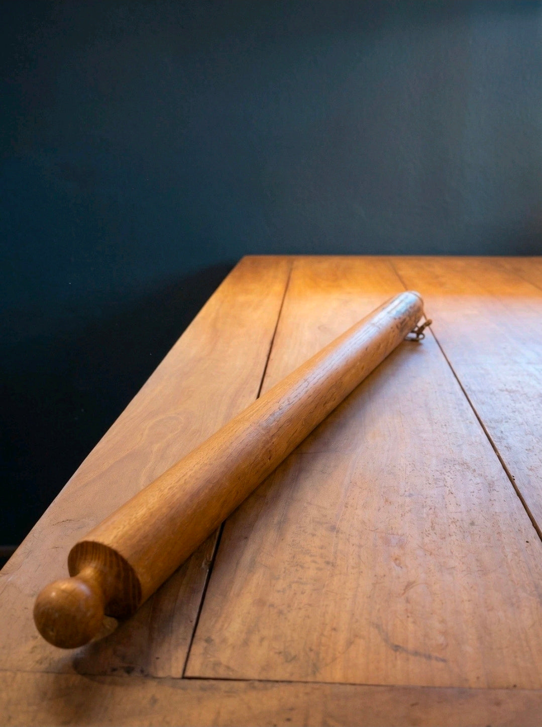 Extra Large Vintage Wooden Rolling Pin. Italian. 29 Inch. Baking. Kitchen