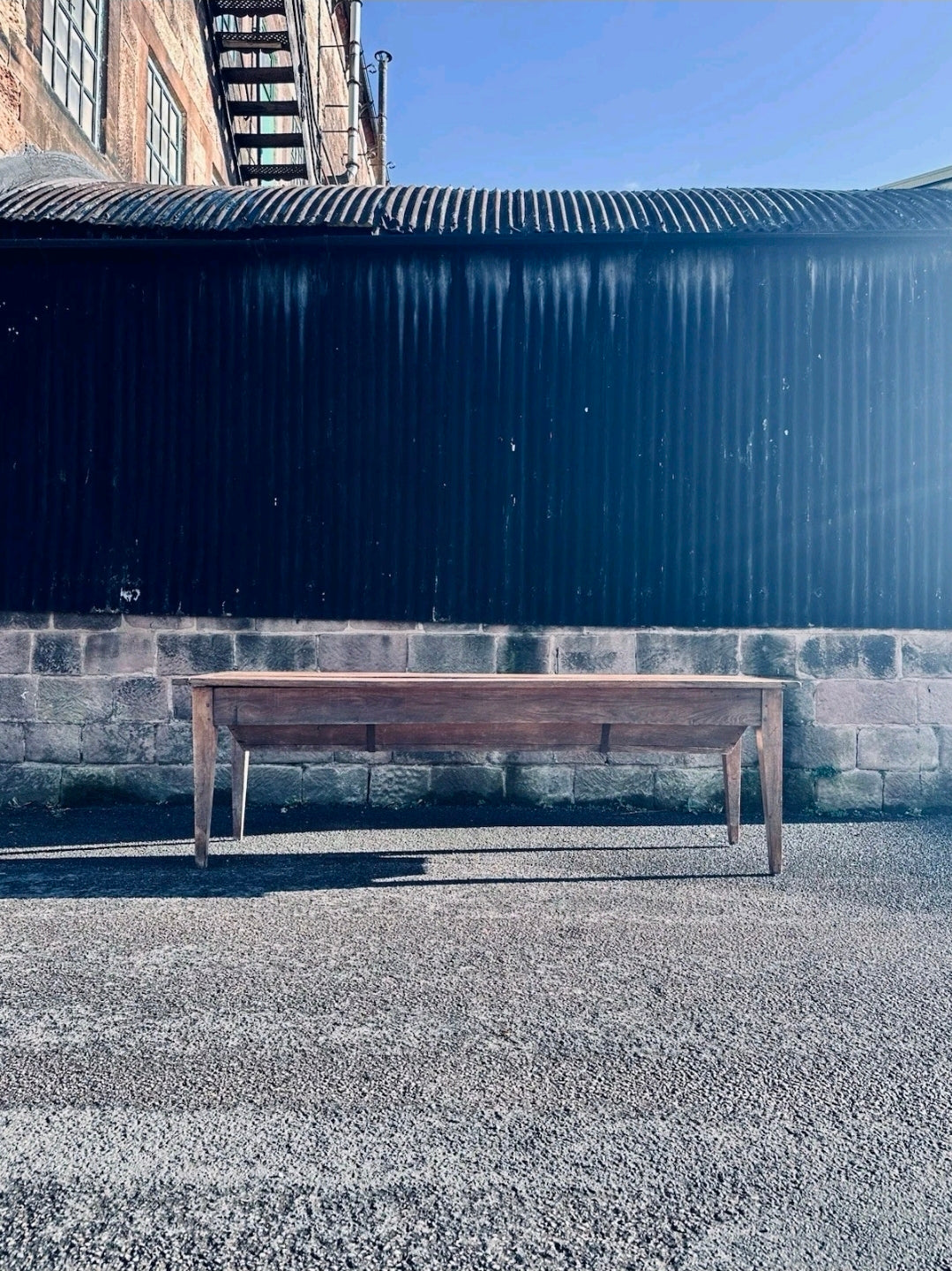 Antique 19th Century Chestnut Dough Table, Dining Table, Farmhouse Table