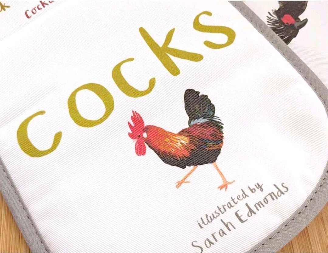 Novelty Double Oven glove, Kitchen, Homeware, Gift, Fun, Cooking. Premium Cotton